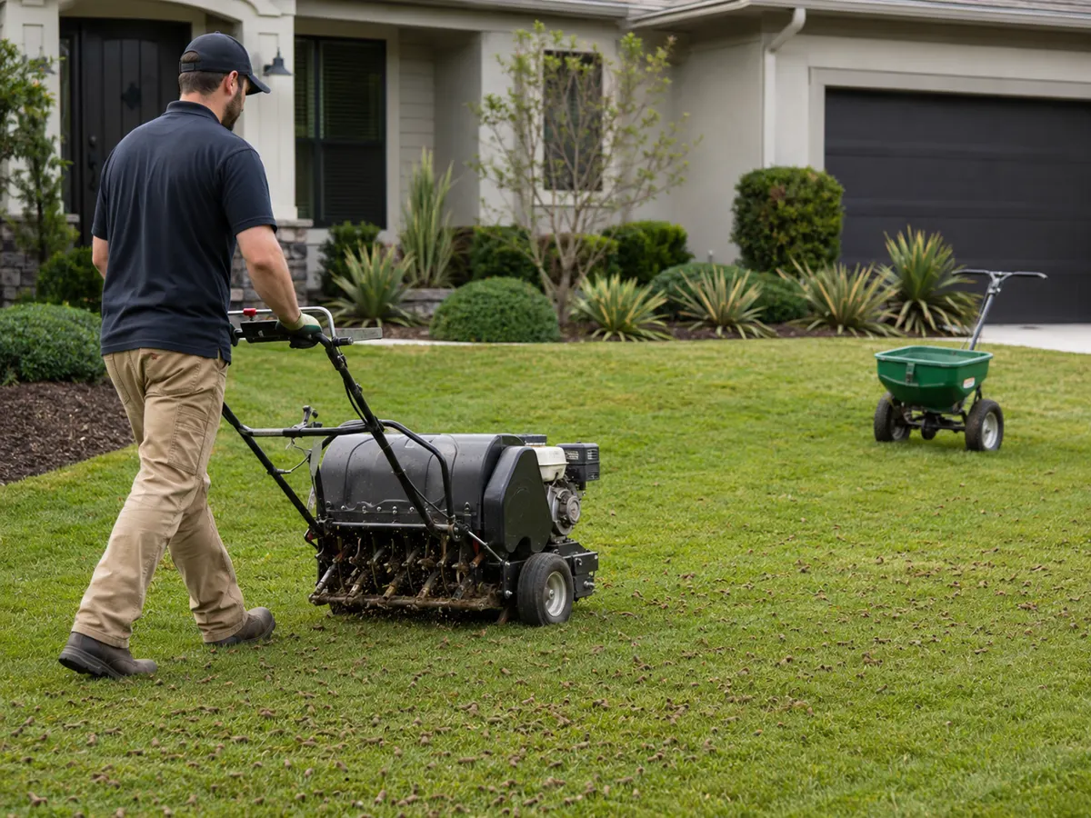 Lawn Aeration & Overseeding in Buffalo NY
